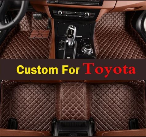 Custom Auto Floor Mats Claret Black Coffee Left Drive For Toyota Rav4