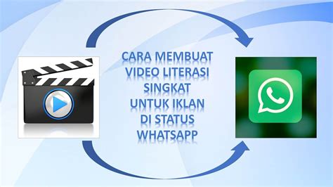 Cara Membuat Video Literasi Singkat Untuk Iklan Di Status Whatsapp