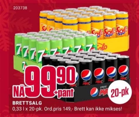 Pepsi Max Brus Tilbud Hos Europris