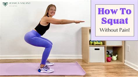 How To Squat Without Pain Jessica Valant Pilates