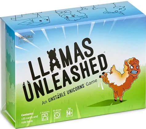 Llamas Unleashed Llamas Unleashed Card Game Unstable Games - ToyWiz