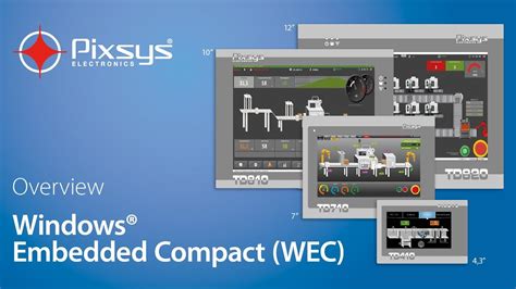 Pixsys Hmi Windows Embedded Compact Wec Overview Youtube