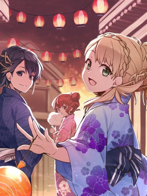 Sharena Anna And Alfonse Fire Emblem And More Drawn By Kishiro