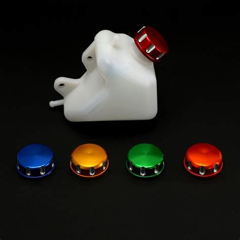 Motorcycle Plastic Water Coolant Reservoir Tank Cnc Caps Coolant