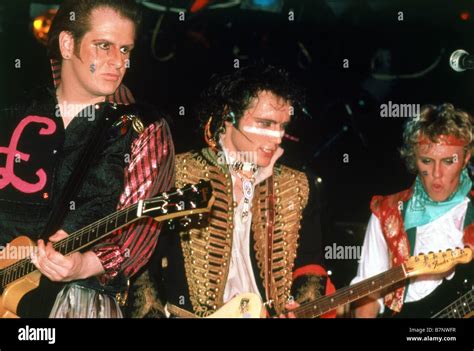 Adam And The Ants Uk Group In 1980 Stock Photo Alamy