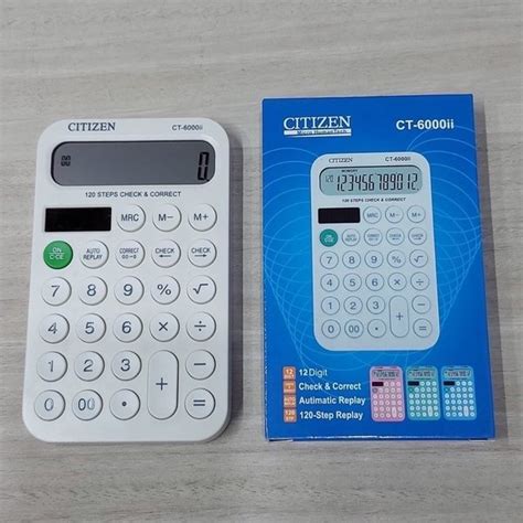 Jual Kalkulator Citizen Ct Ii Calculator Digit Ct Ii Di