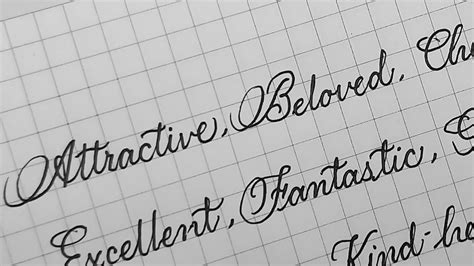 How To Write Cursive Handwriting Neat And Clean Cursive Writing