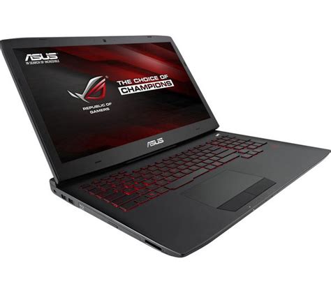 Buy Asus Republic Of Gamers G751jt 173” Gaming Laptop Black Aluminium Free Delivery Currys