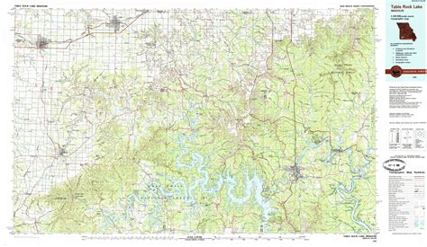 Table Rock Lake Map | Cabinets Matttroy