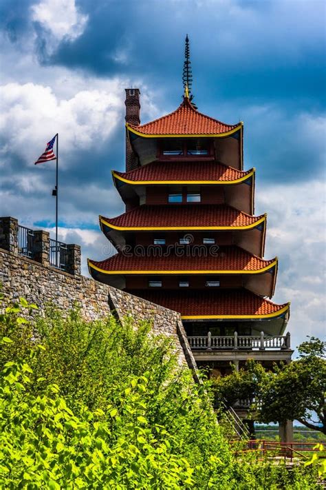 Pagoda Of Reading Pennsylvania Stock Photo Image Of Reading View