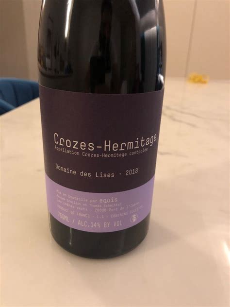 Domaine Des Lises Crozes Hermitage Vignes Franches France Rh Ne