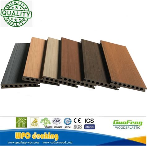 Laminate Anti Slip New Design Co Extrusion Capped Wood Plastic