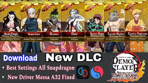 Demon Slayer Kimetsu No Yaiba Hinokami Chronicles New Dlc Yuzu Suyu