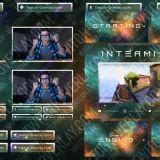 Animated Nebula Galaxy Stream Bundle 1 Twitch Overlay