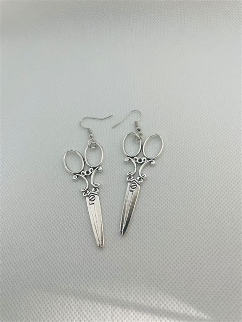 Light Scissor Earrings Lightweight Gift Halloween Earrings