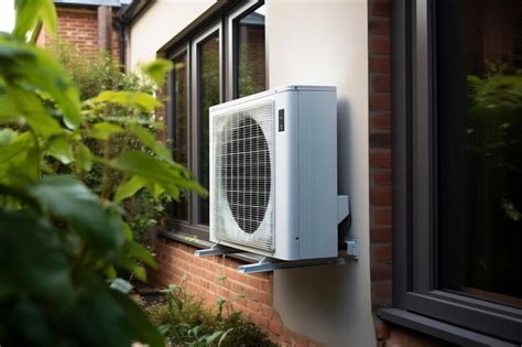 Premium Ai Image Residential Air Source Heat Pump Generative Ai