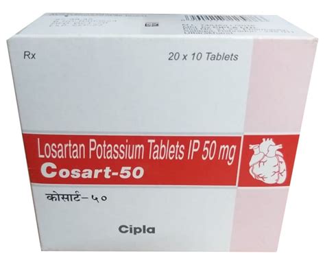 50mg Losartan Potassium Tablets Cipla Ltd Prescription At Best Price In Jaipur