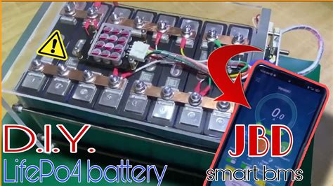 Diy Lifepo4 Battery Installing 100a Smart Bms Active Balancer Prt 2 Youtube