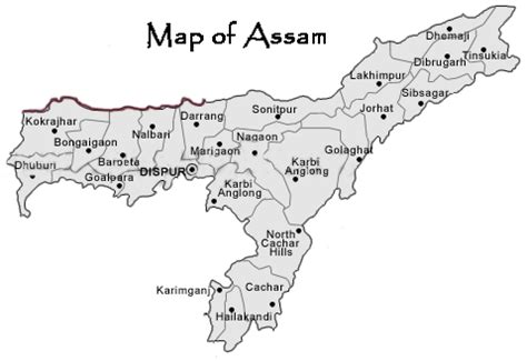 map of assam... Free Printable World Map, Free Printables, Photo ...