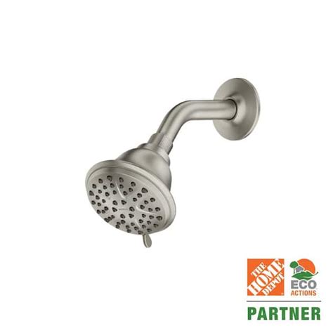 Moen Attune Spray Patterns In Wall Mount Fixed Shower Head In