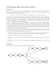 Hw3 Sol3 Pdf CIS 262 Spring 2022 Homework 3 Solutions Problem 1 Let