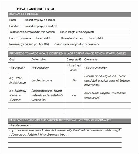 Mid Year Review Template Letter Example Template