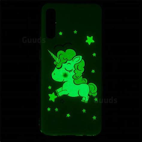 Stars Unicorn Noctilucent Soft Tpu Back Cover For Samsung Galaxy A70