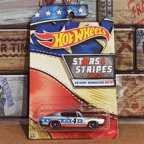 Jual Hot Wheels Special American Star Flag And Stripes Plymouth Hemi Kuda Duster Thruster C