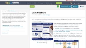 OER Brochure | OER Commons