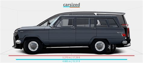 Dimensions Jeep Wagoneer 1962 1966 Vs Maxus Mifa 9 2021 Present