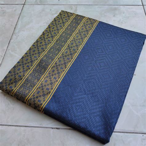 Jual Songket Baroon Biru Navy Tenun Songket Navy Kain Songket Baron