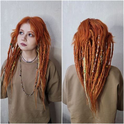 Red Dreads Redhead Ginger Dreads Rastas Parciales Trenzas Rastas