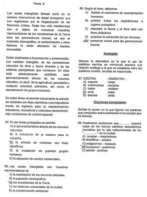 SIMULACRO PRESENCIAL EXAMEN ADMISION CALLAO UNIVERSIDAD UNAC Pdf Pdf