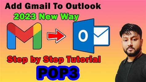 How To Configure Gmail In Outlook 2016 Manual Setup Mode POP YouTube