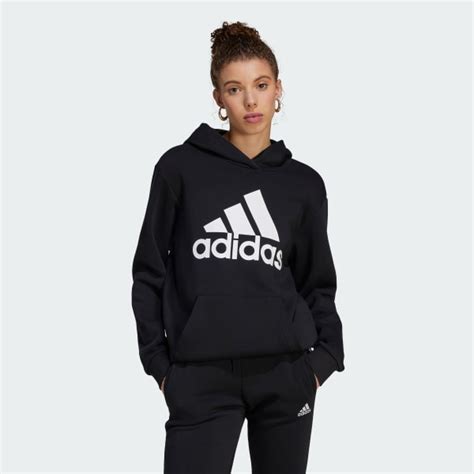 adidas Essentials Logo Boyfriend Fleece Hoodie - Multicolour | adidas UK