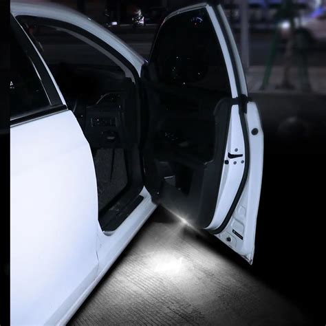 Pcs Led Car Door Lights Usb Charging Wireless Magnetic Car Door