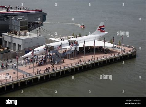 British Airways Concorde on display at the Intrepid Museum, New York ...