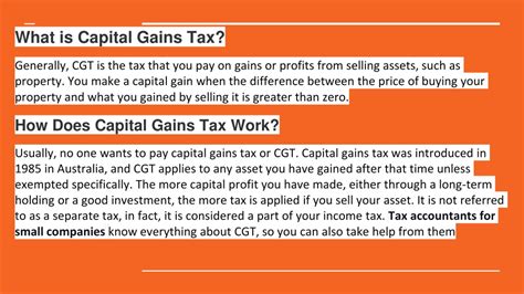 PPT What Is Capital Gains Tax For Businesses And How Does It Work