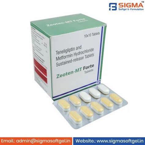 Metforminsr 1000mg Teneligliptin 20mg Tablet 20 Mg 1000 Mg At Rs