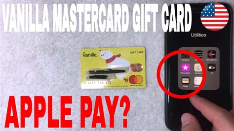 Can You Use Vanilla Mastercard Gift Card On Apple Pay Wallet Youtube