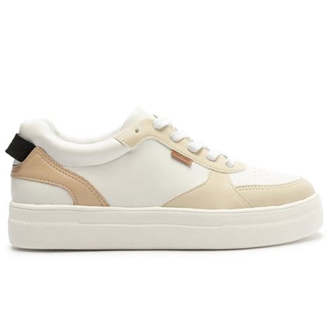 Tênis De Amarrar Recortes Anacapri Nude Branco
