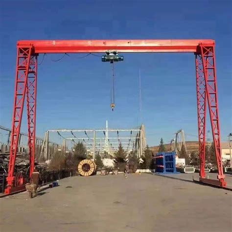 Mh Type China Standard Electric Hoist Single Girder Gantry Crane With