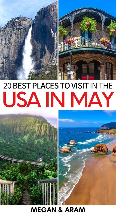 20 Best Places to Visit in May in the USA (+ Spring Tips) | Cool places