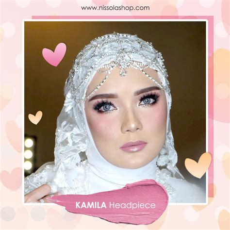 Jual Kamila Headpiece Mahkota Tiara Wedding Korea Aksesoris Pengantin