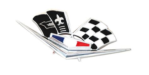 X For Impala Corvette Belair Front Emblem Flags