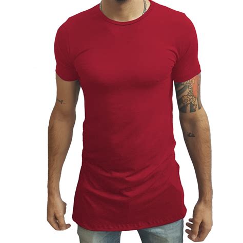 Kit Camisetas Masculinas Oversized Swag Longline Quadrada No Elo