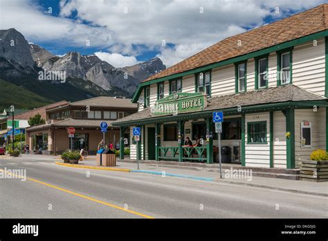 The historic Canmore Hotel in Canmore, Alberta, Canada Stock Photo - Alamy