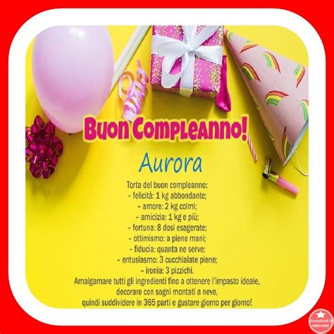 Buon Compleanno Aurora Bellissime Immagini Nuove Licondividi It