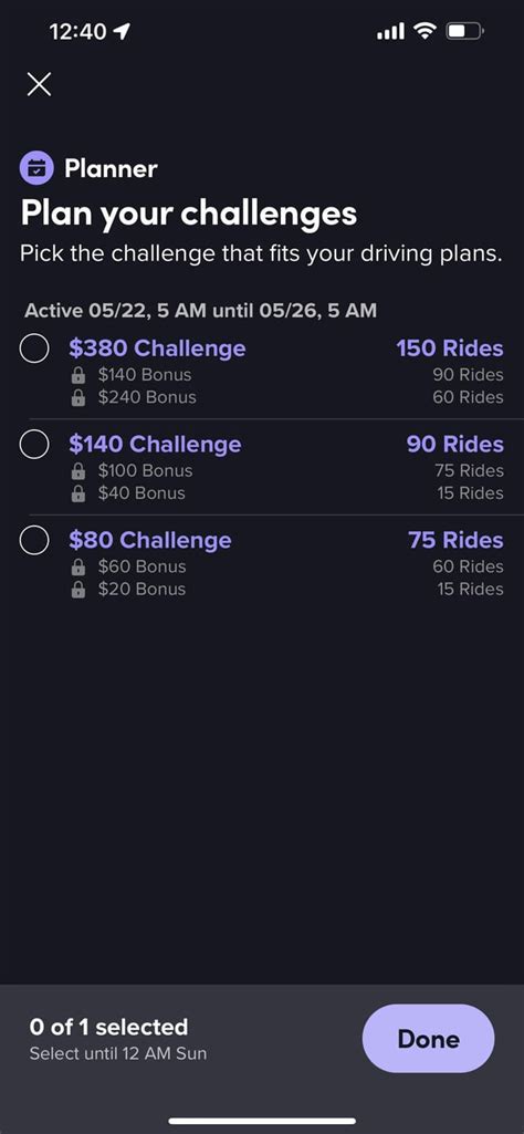 Lyft new challenge : r/Lyft