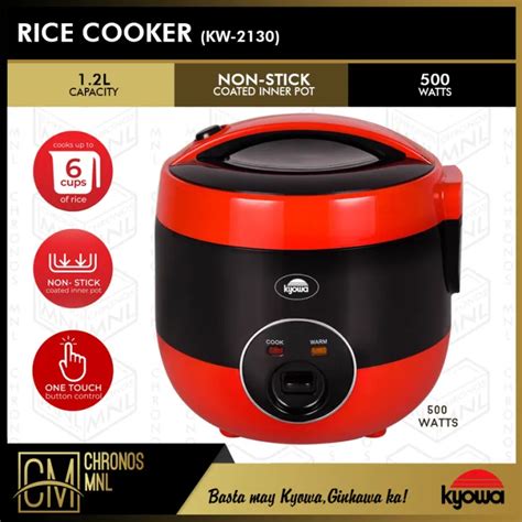 Chronos Kyowa Kw Rice Cooker L Capacity White Red Lazada Ph